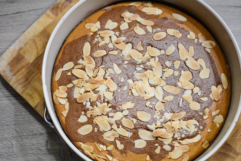 torta carote e mandorle
