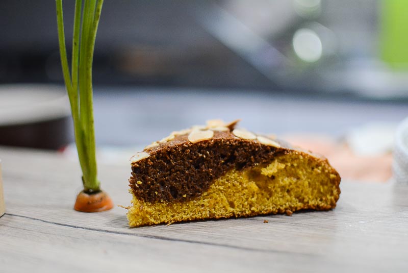 torta carote e mandorle